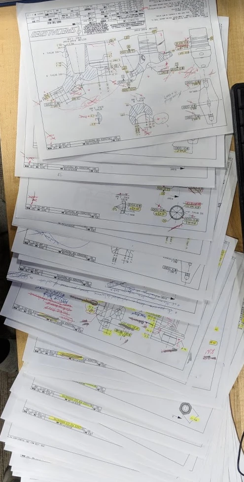 Part of the 109-page 2D drawing package.