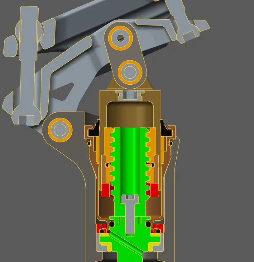 Upper internal section.