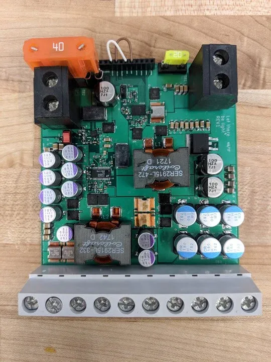 Charge-controller board (LTC4015-based design exploration).